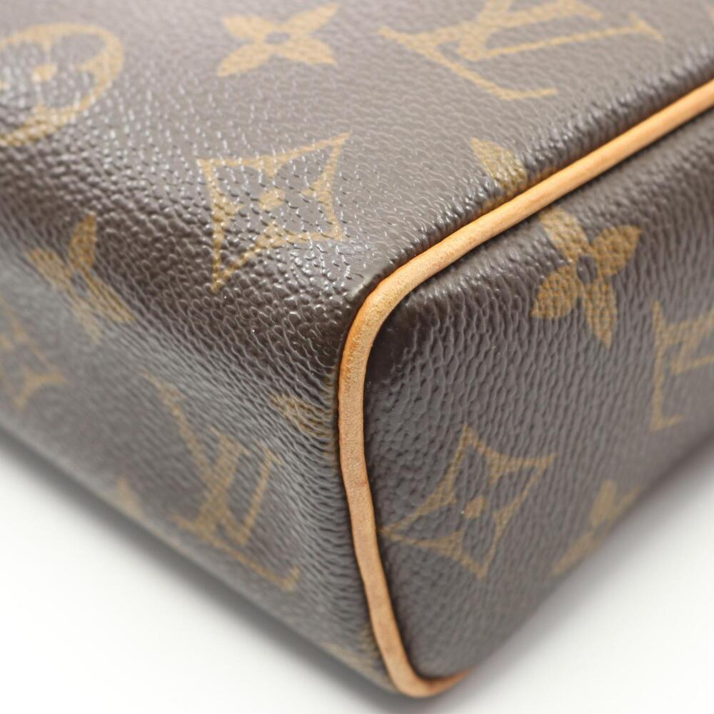 Louis Vuitton Brown Handbag Leather Recital Monogram Canvas - Picture 8 of 9